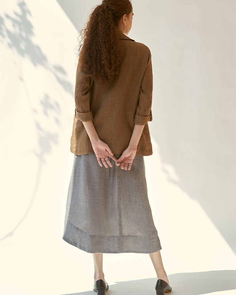 Today's Mood Brown Skirt Set SETS IKKIVI