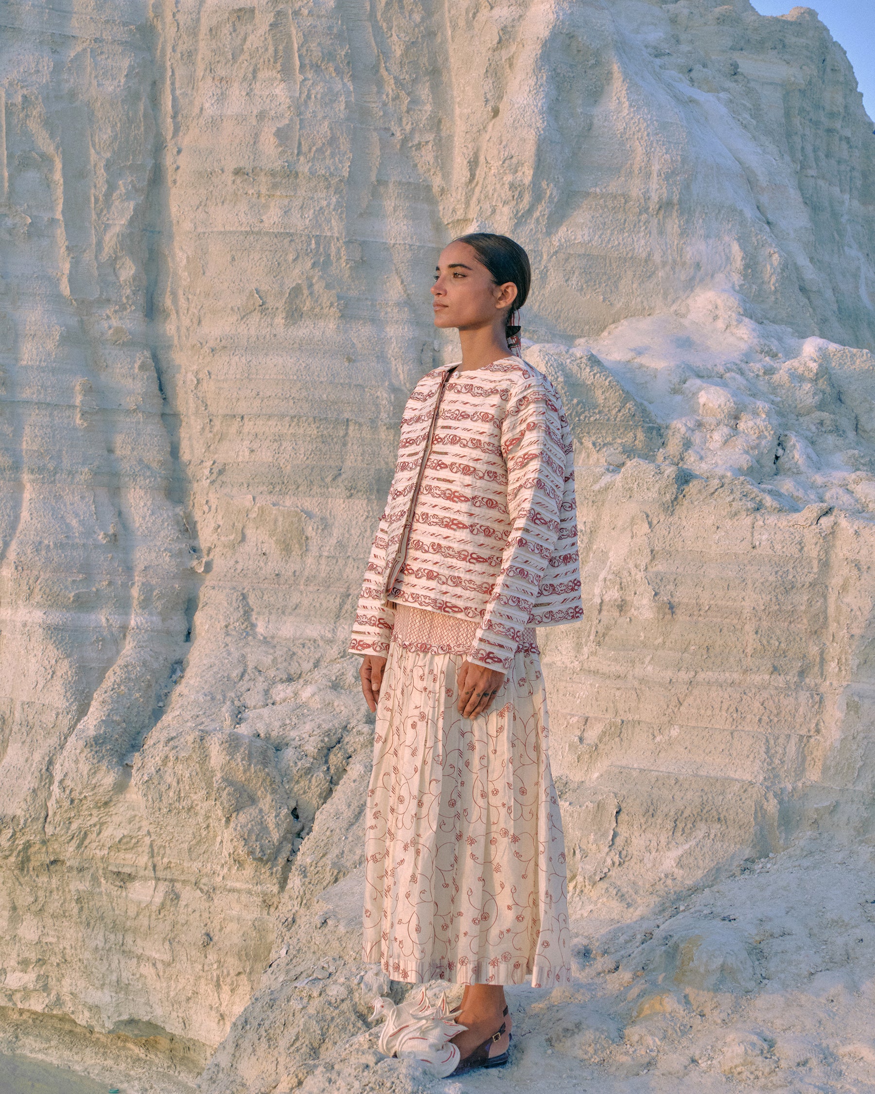 Fable Collarless Jacket JACKETS Ahmev
