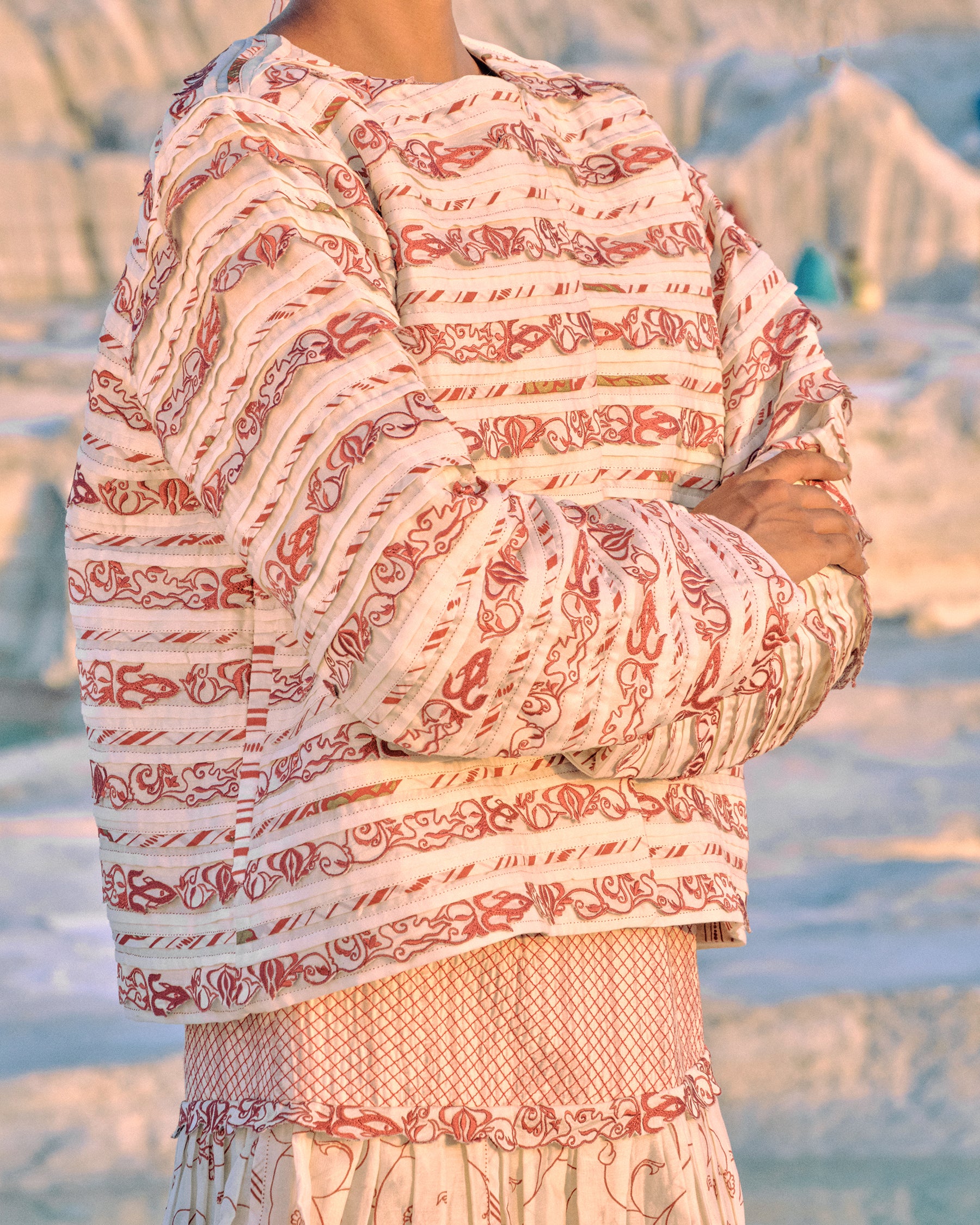 Fable Collarless Jacket JACKETS Ahmev