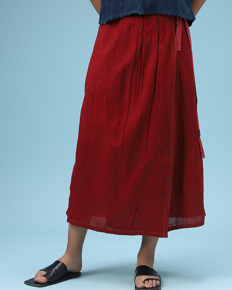 Rakta Upcycled Kala Cotton Skirt BOTTOMS IRO IRO