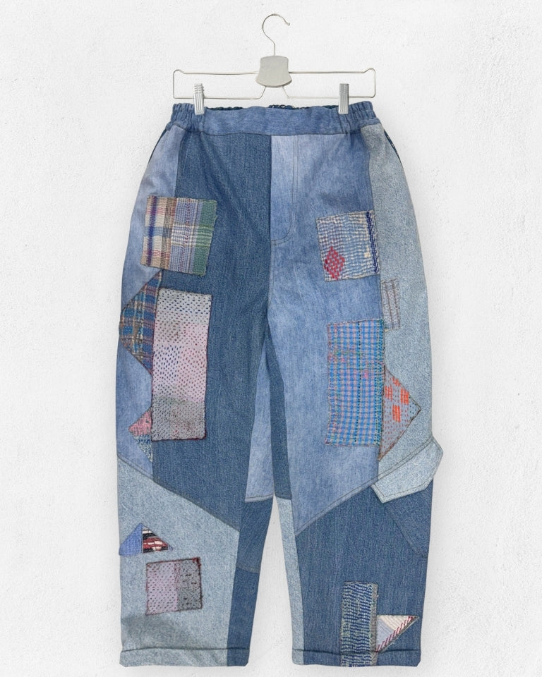 Aki Pants BOTTOMS IKKIVI One Size Pattern 3 Cotton