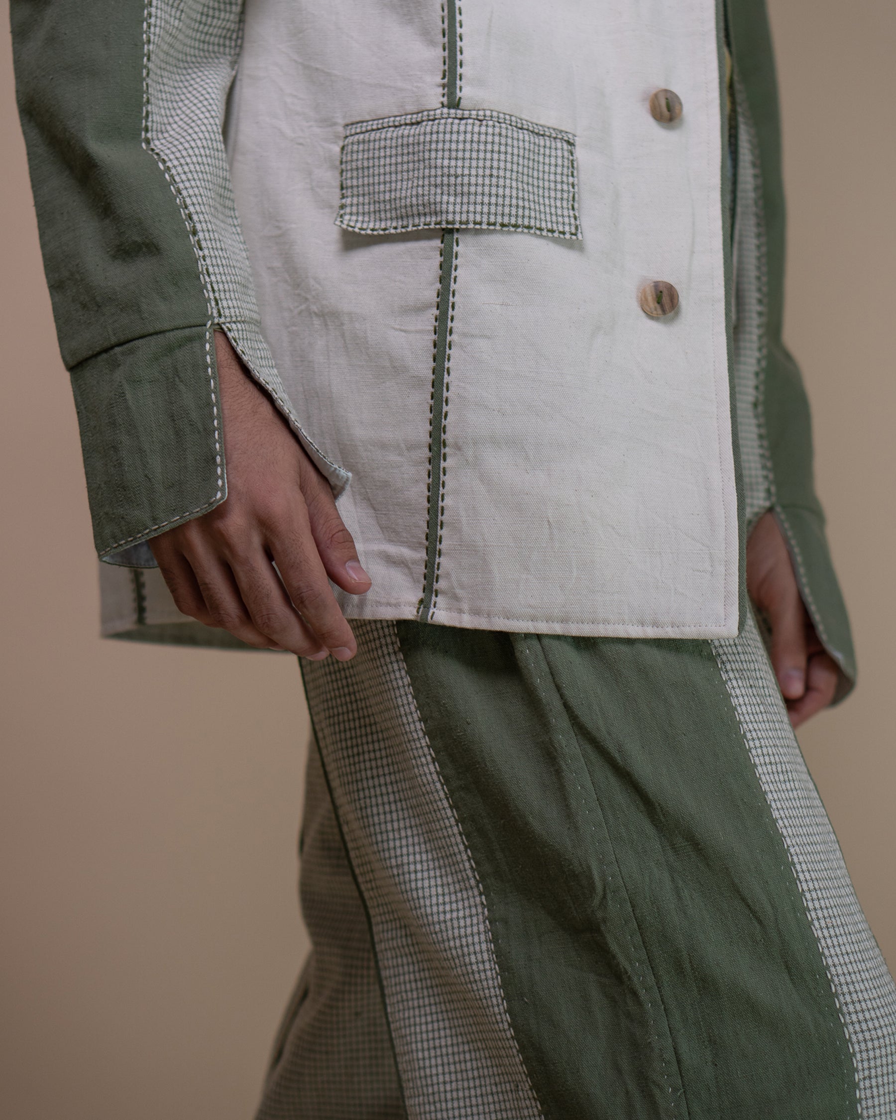 Meadows Unisex Colour Blocked Blazer JACKETS IKKIVI