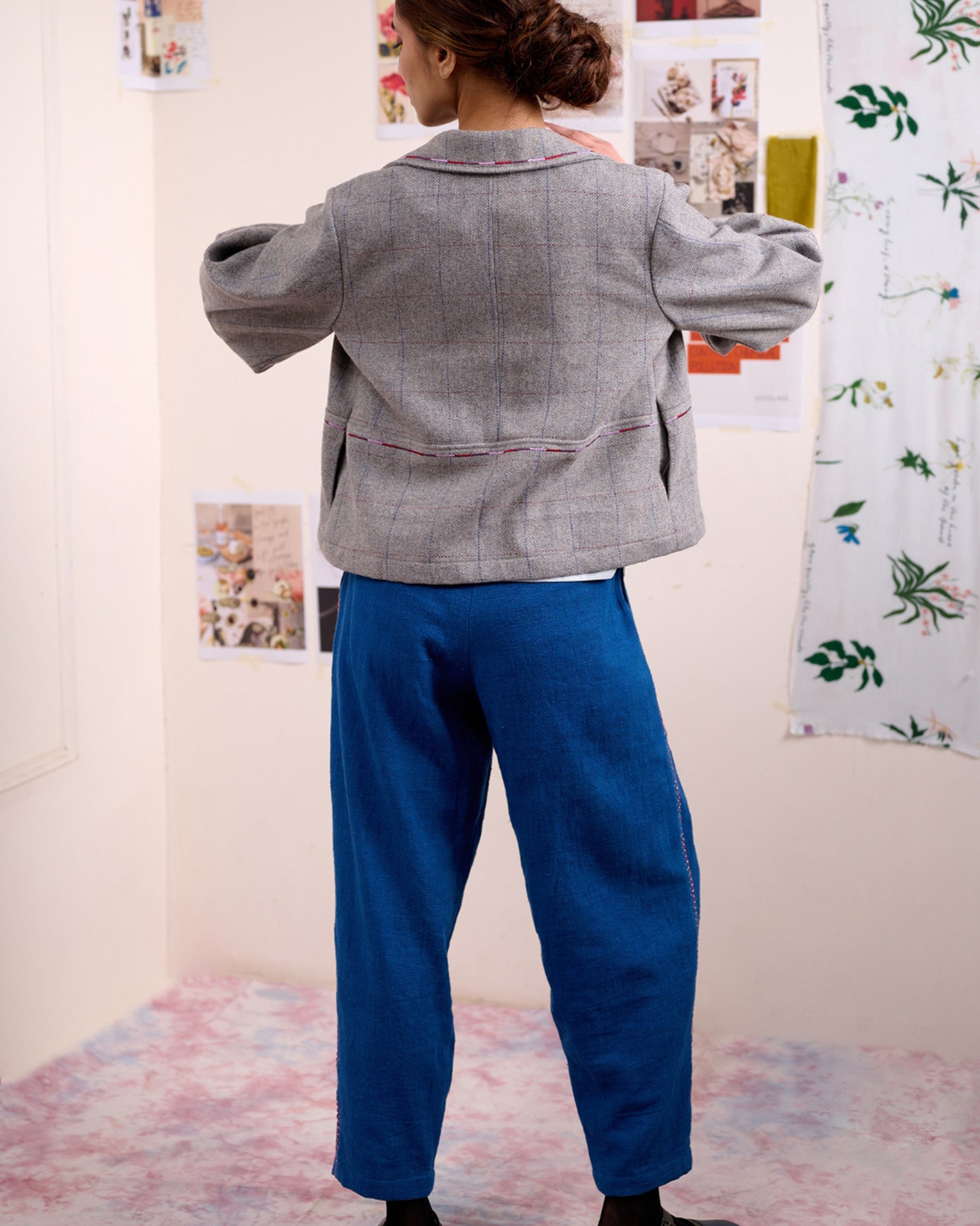 Oren Blue Pants BOTTOMS Doodlage