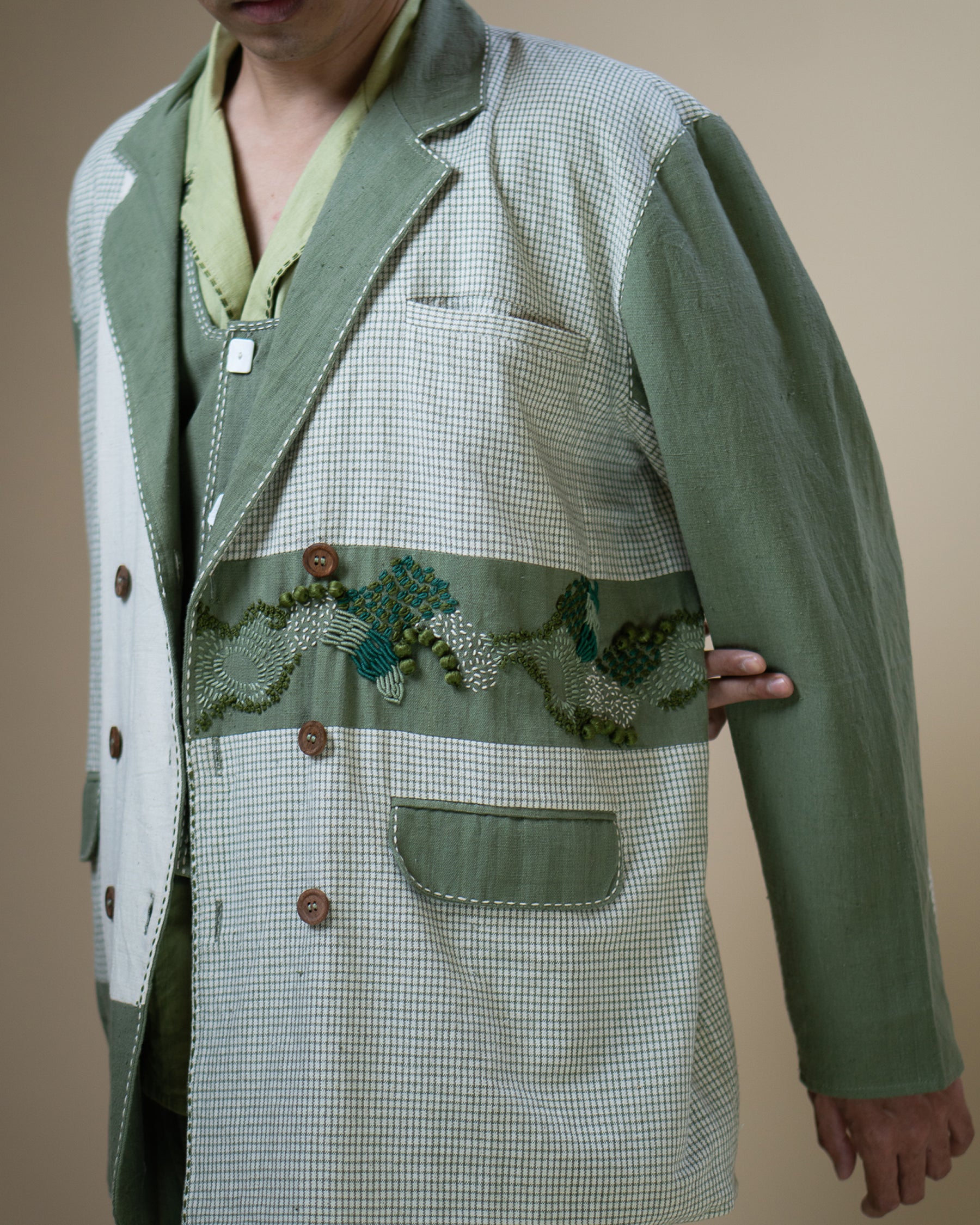 Meadows Unisex Double Breasted Blazer JACKETS IKKIVI