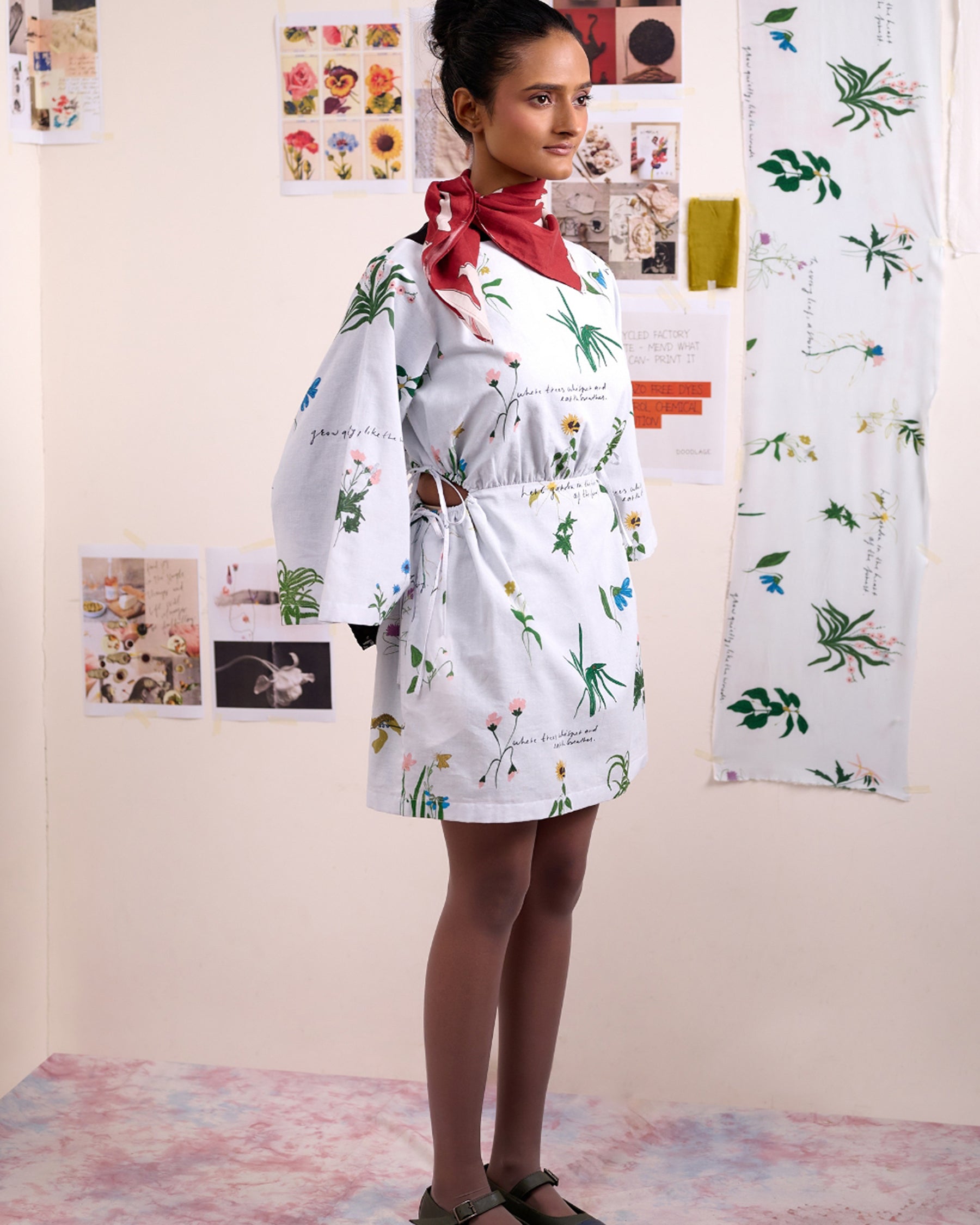 Aurielle Printed Dress DRESSES Doodlage