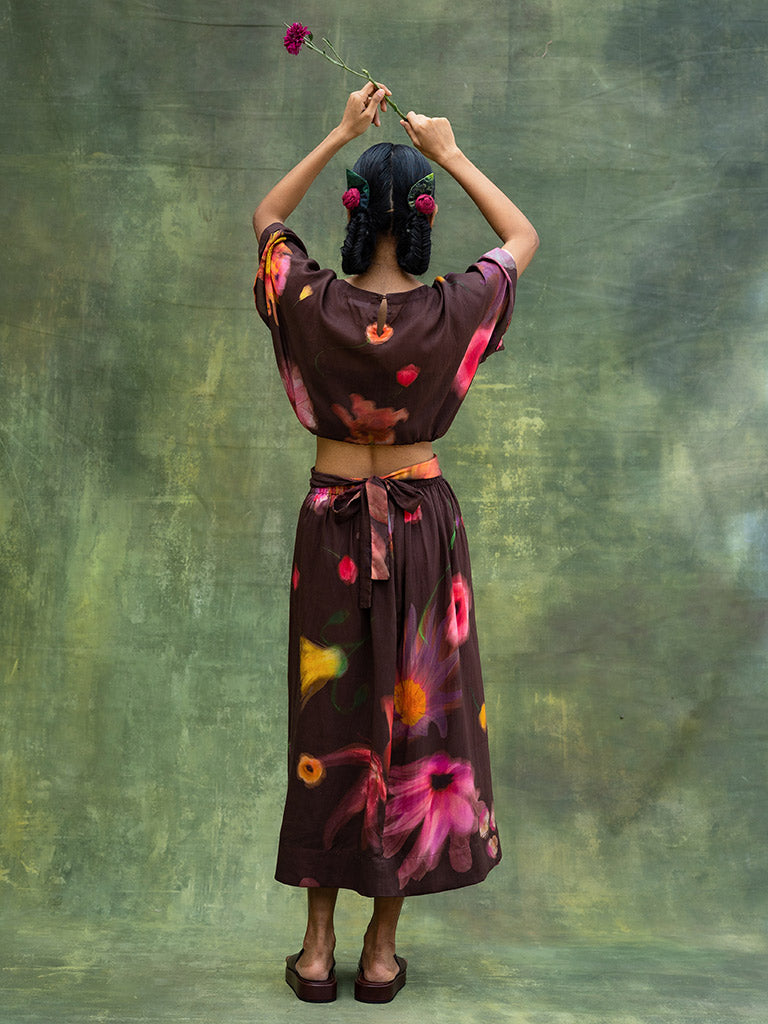 Mia Printed Skirt BOTTOMS Doodlage