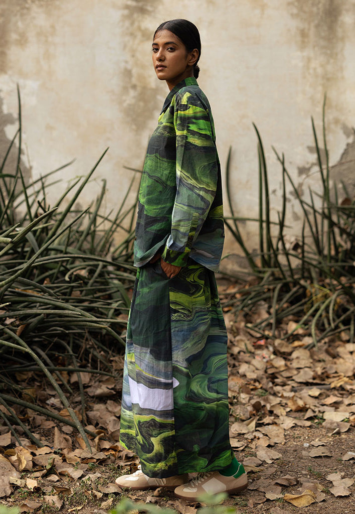 Earo Green Shirt TOPS Doodlage