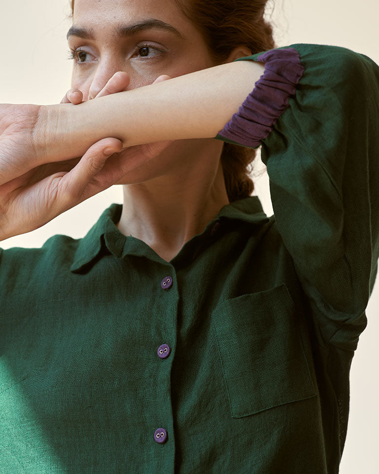 In The Moment Green Dress DRESSES IKKIVI