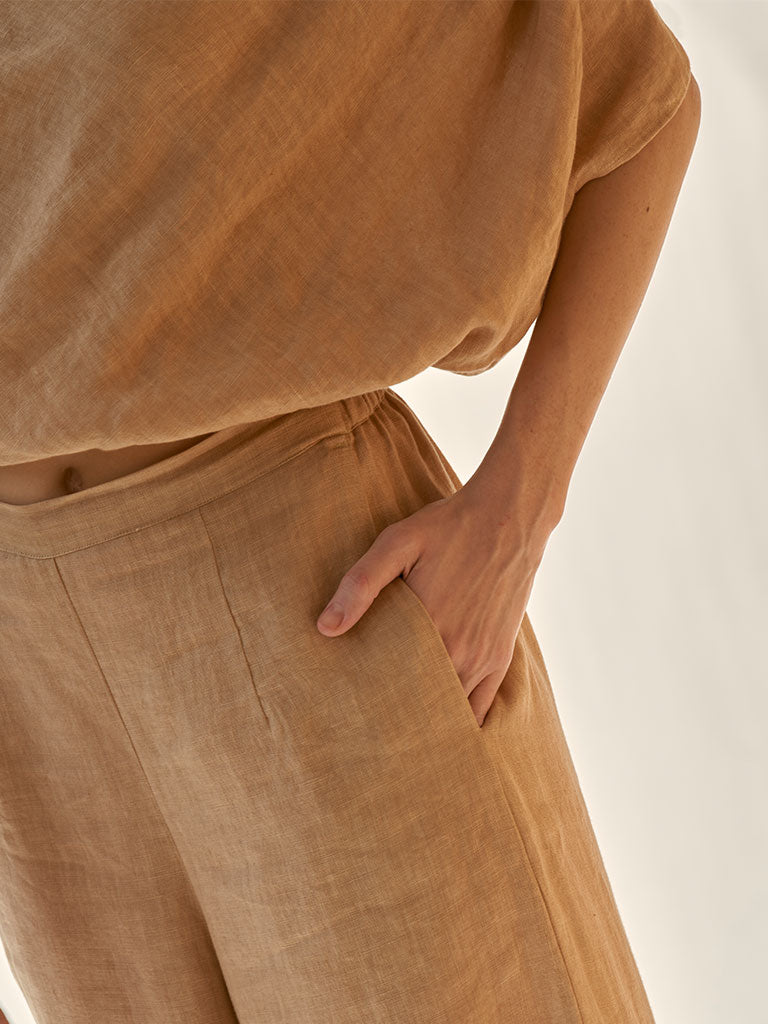 Khaki Cowl Set SETS IKKIVI