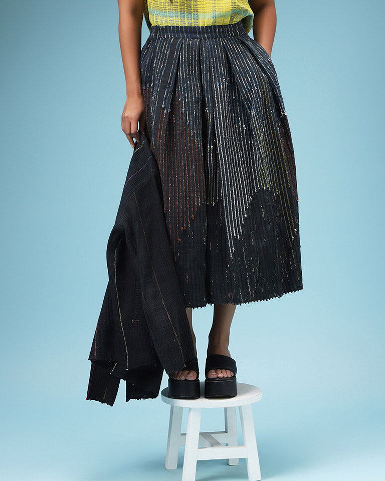 Drizzle Upcycled Cotton Skirt BOTTOMS IRO IRO