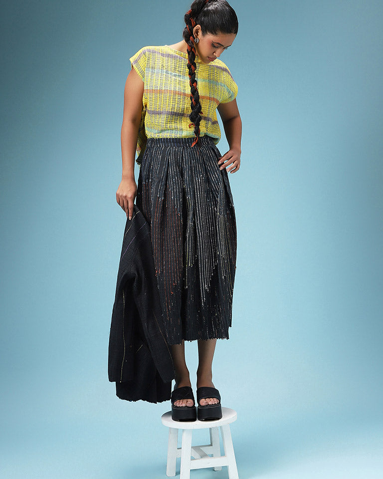 Drizzle Upcycled Cotton Skirt BOTTOMS IRO IRO