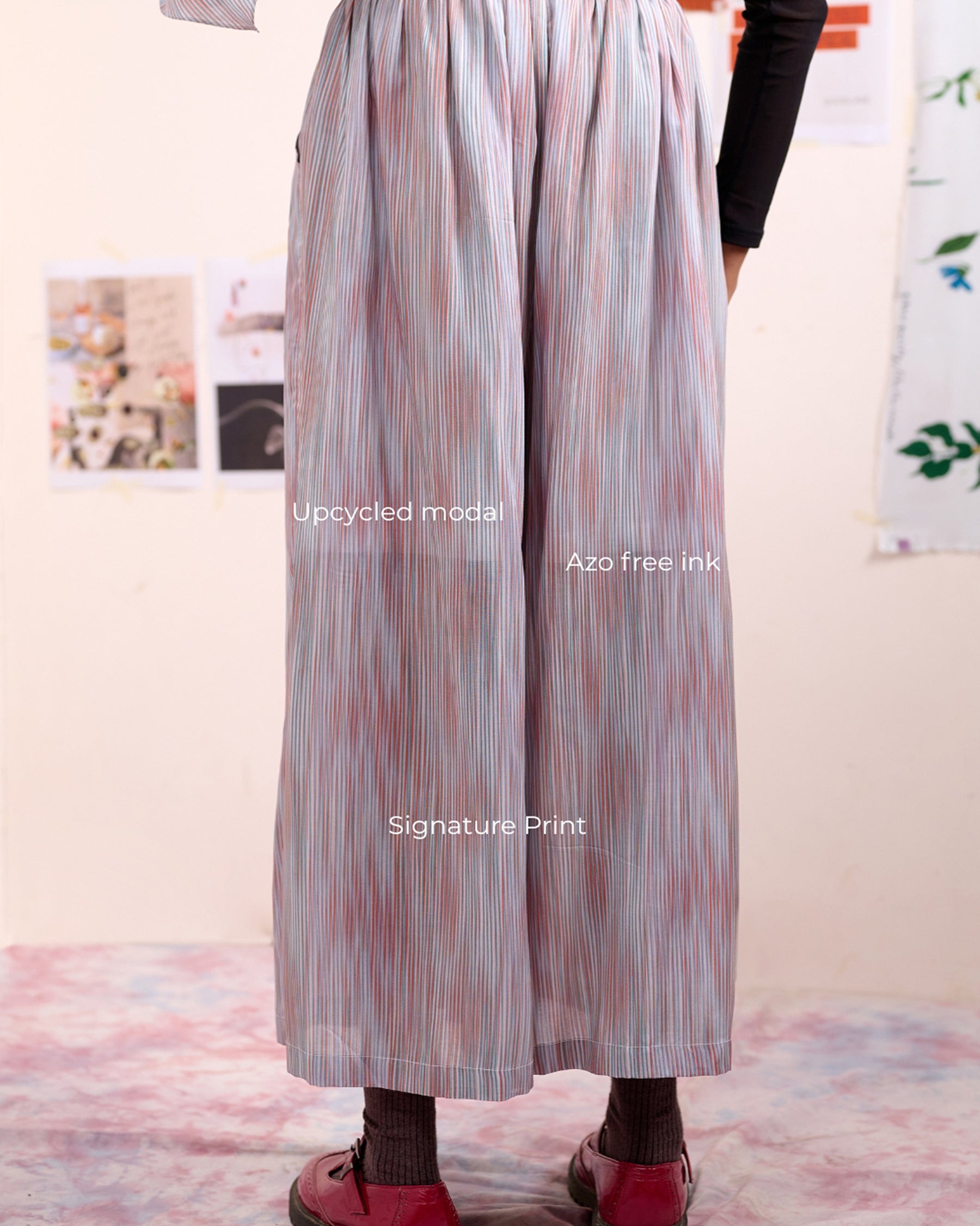 Rehno Striped Pants BOTTOMS Doodlage