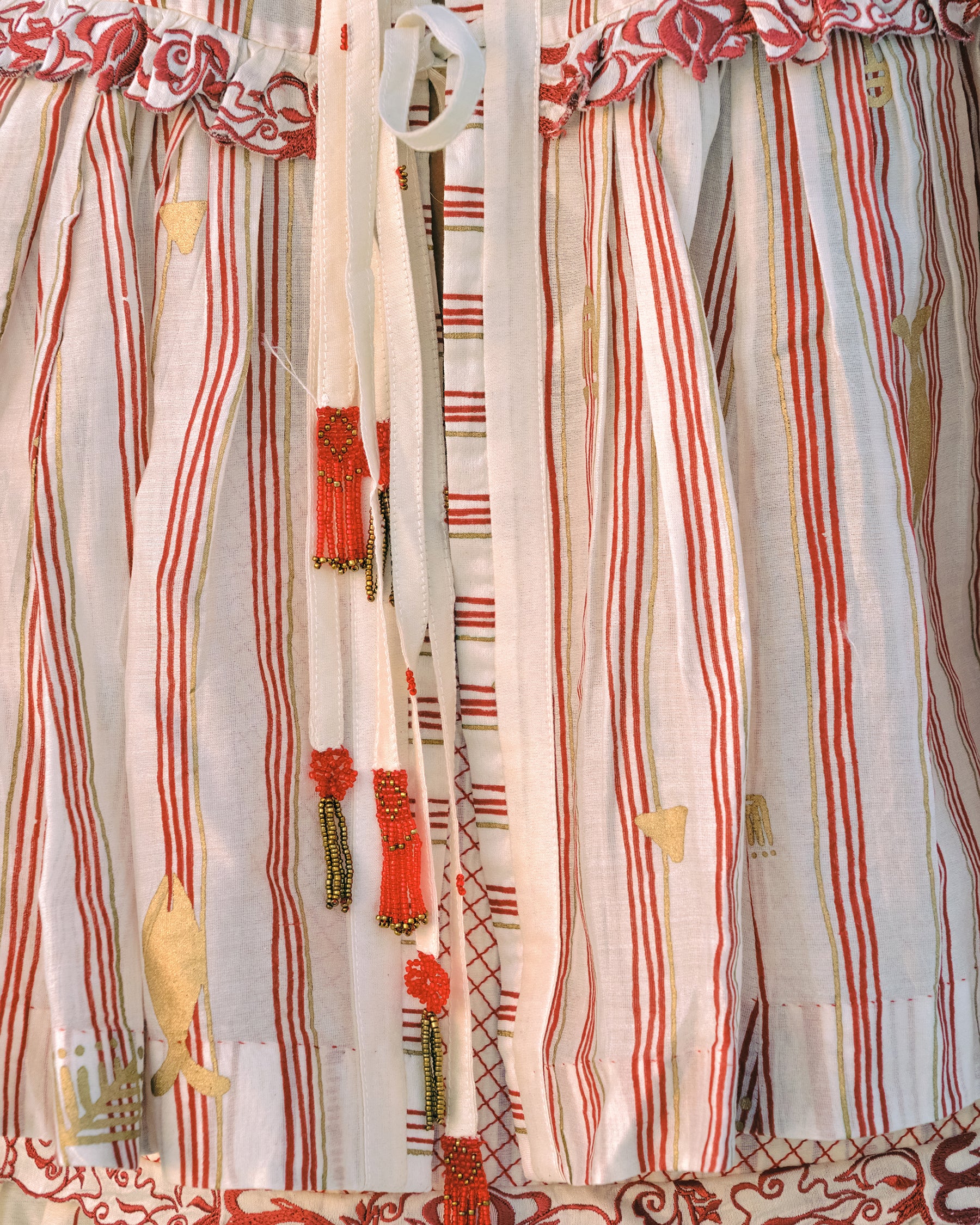 Pwint Tie-Up Top TOPS Ahmev