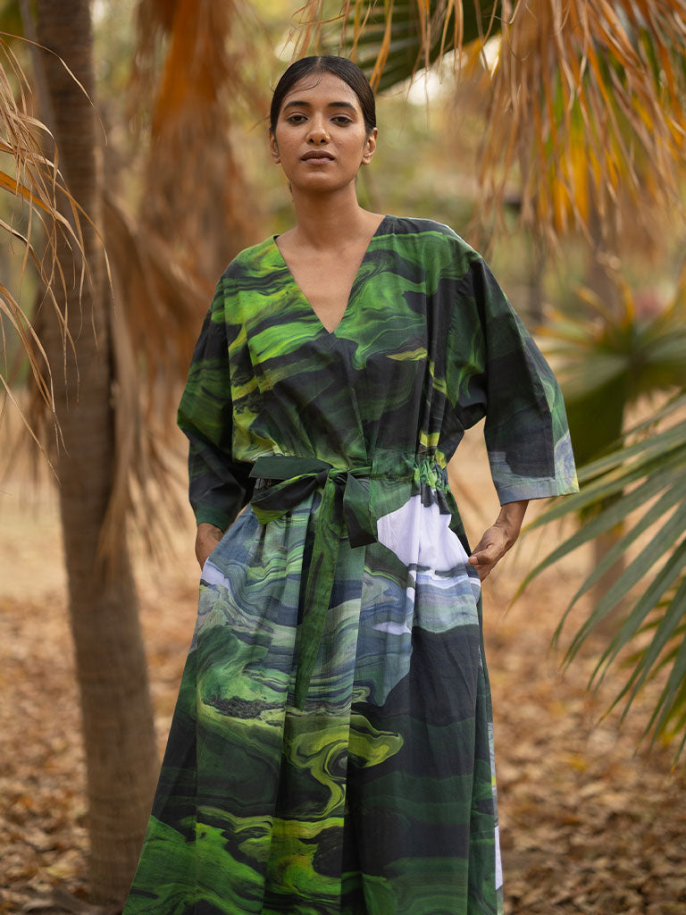 Doris Green Dress DRESSES Doodlage