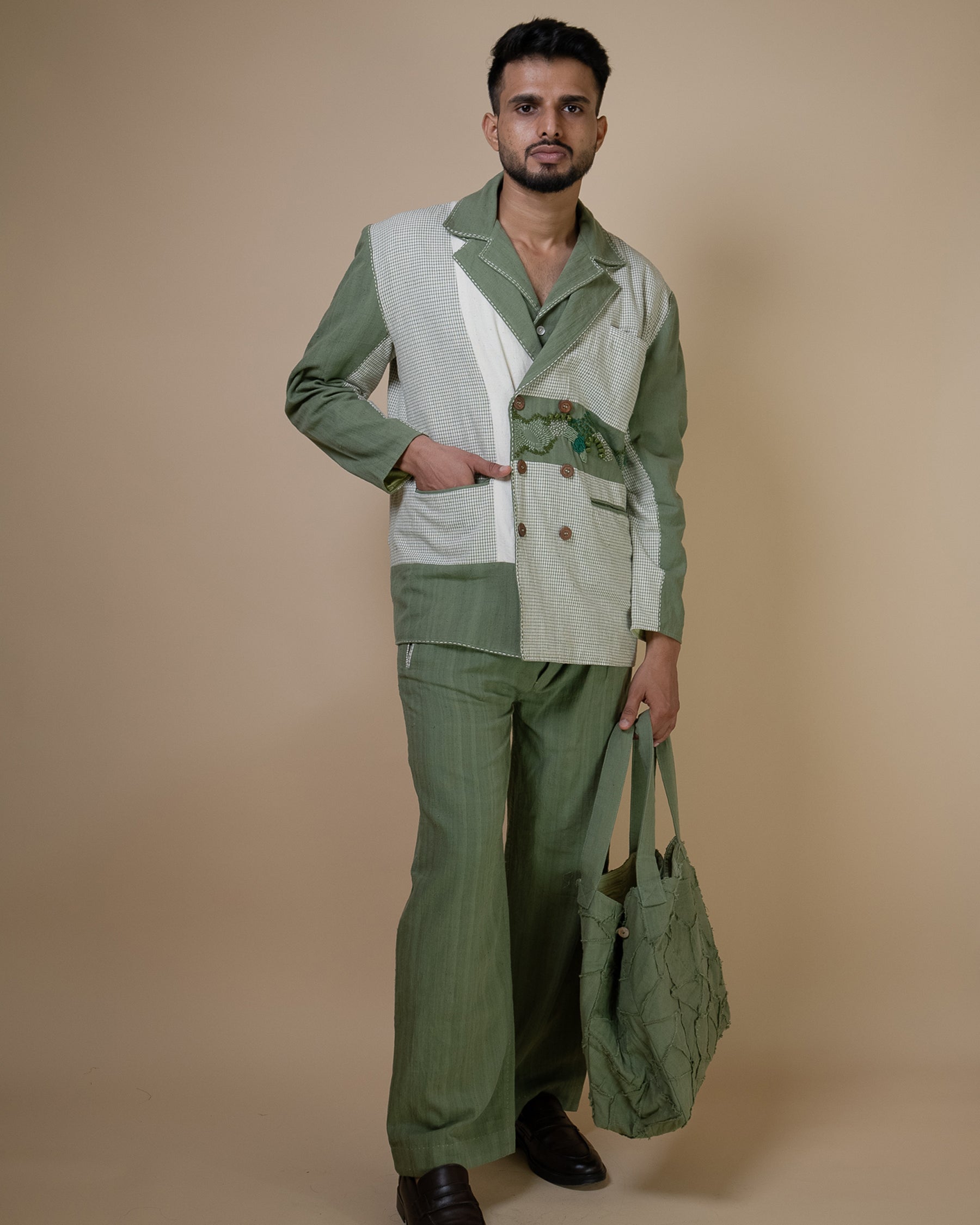 Meadows Unisex Double Breasted Blazer JACKETS IKKIVI