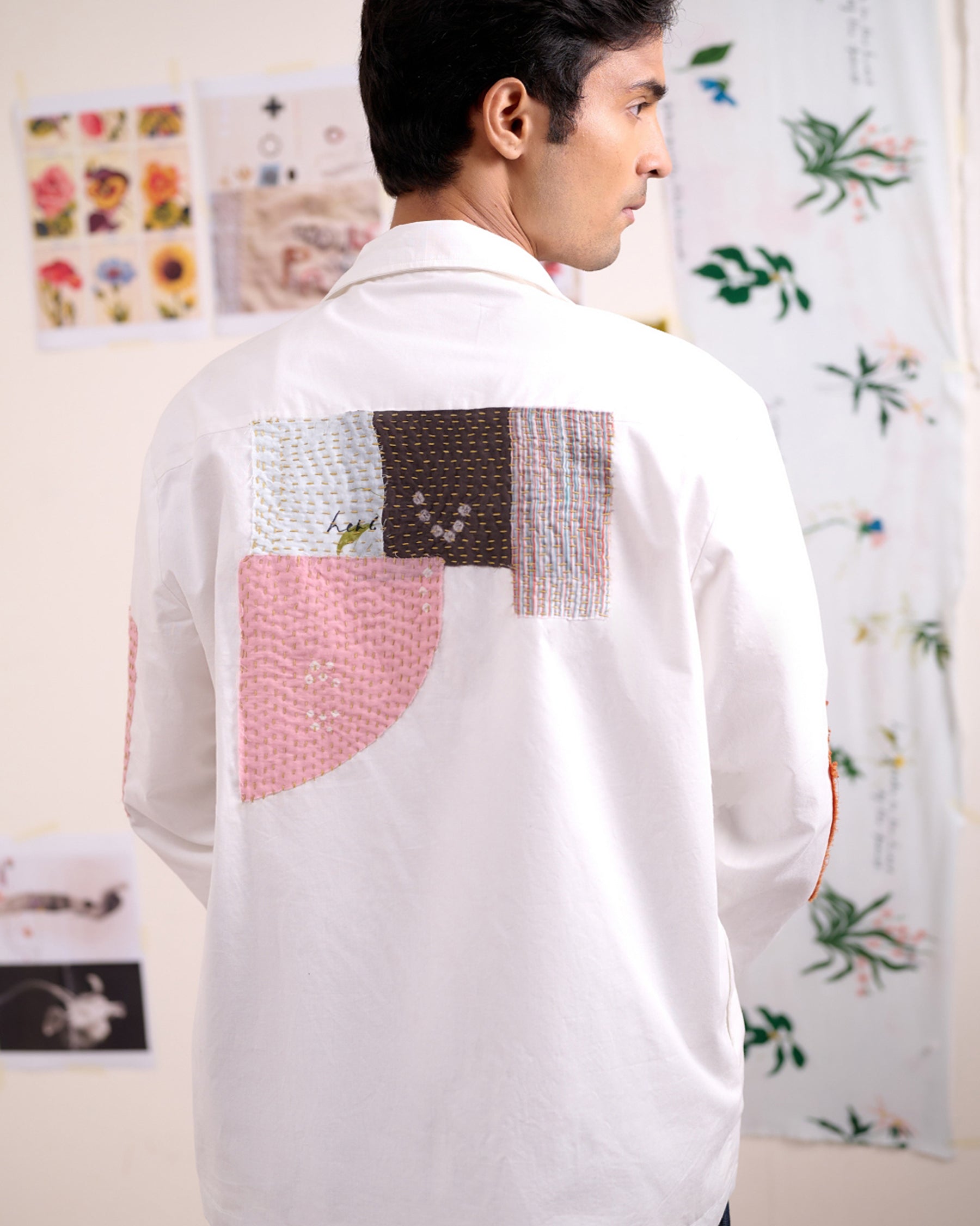 Novelle Patchwork Unisex Shirt TOPS Doodlage