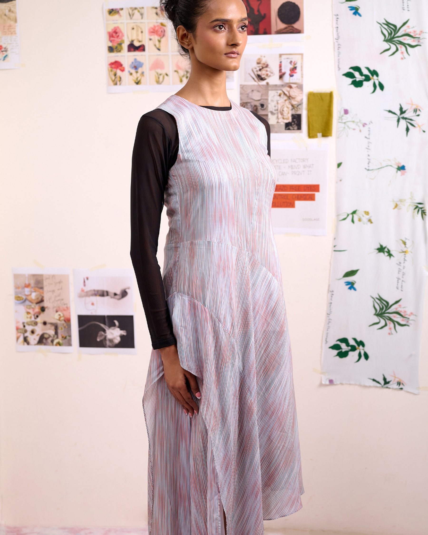 Heron Striped Dress DRESSES Doodlage