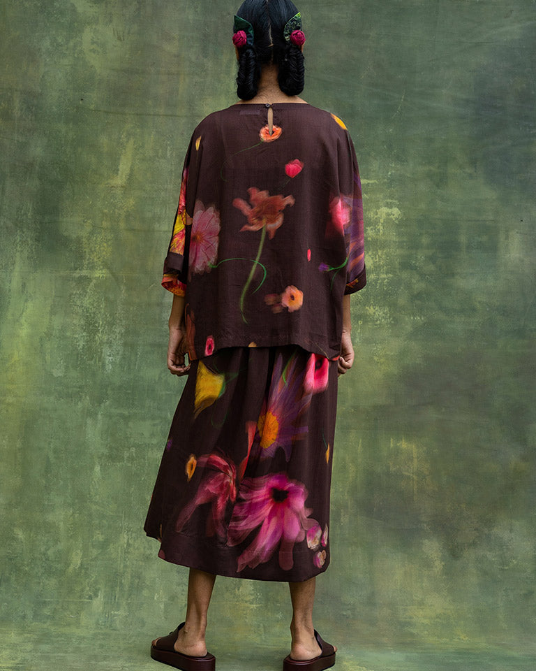 Hazel Printed Top TOPS Doodlage