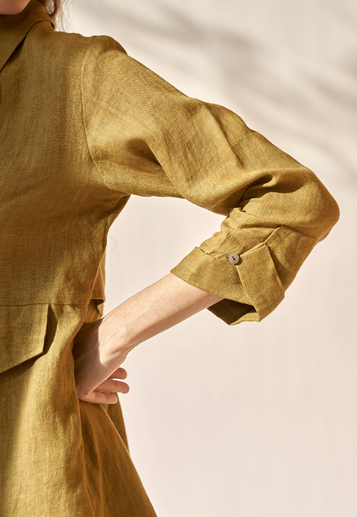 My Fav Mustard Oversized Blazer Set SETS IKKIVI