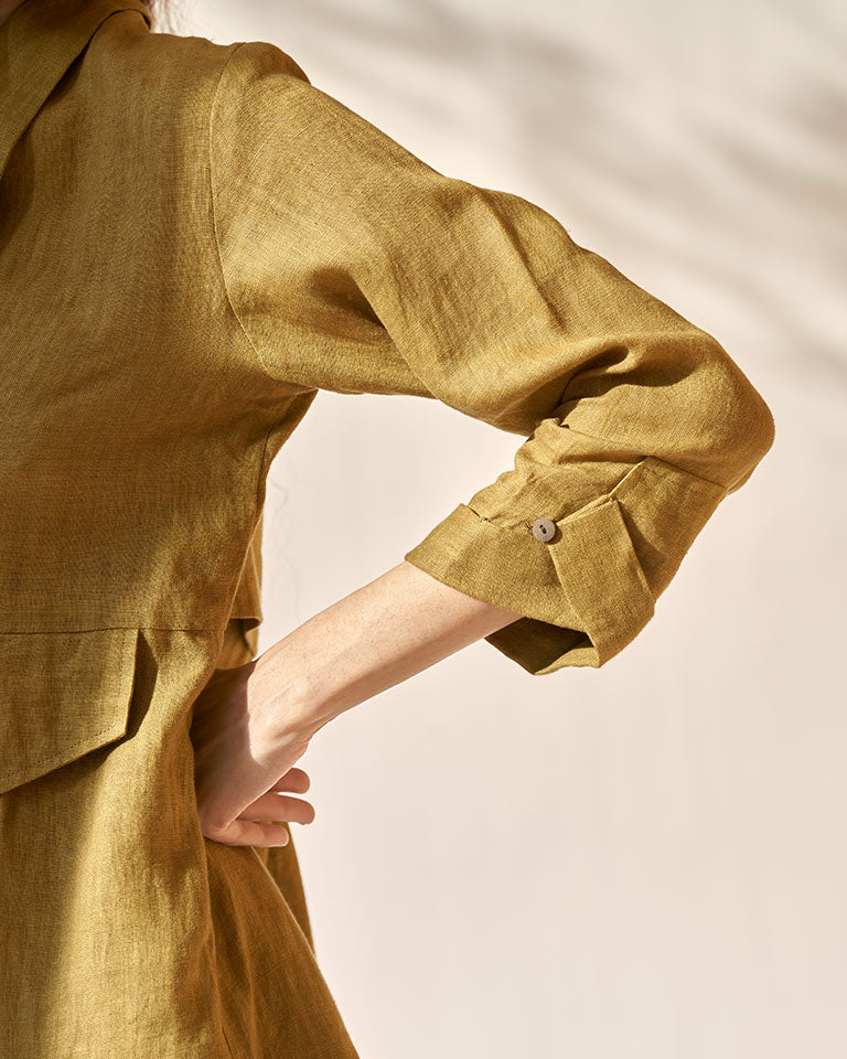 My Fav Mustard Oversized Blazer Set SETS IKKIVI