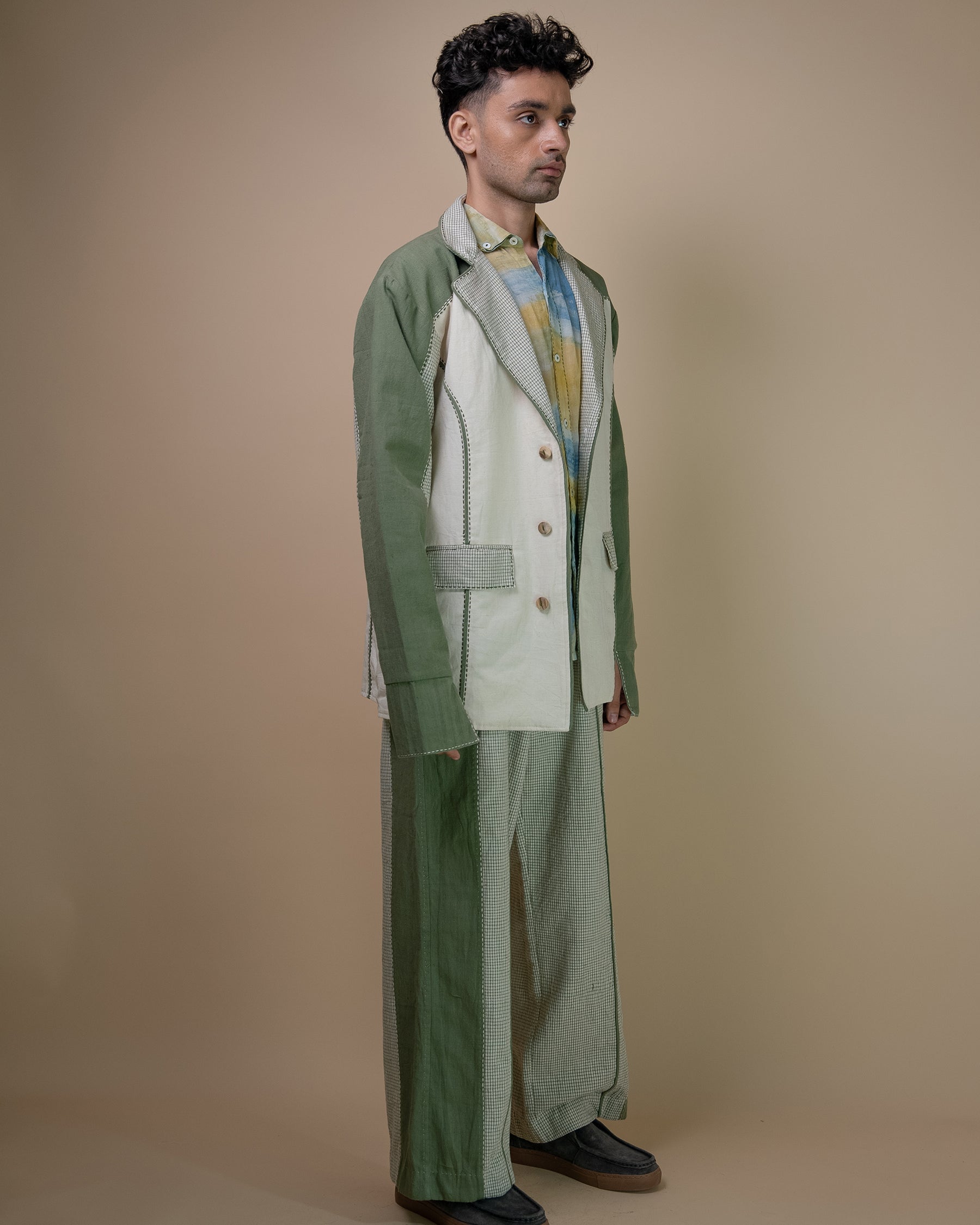 Meadows Unisex Colour Blocked Blazer JACKETS IKKIVI