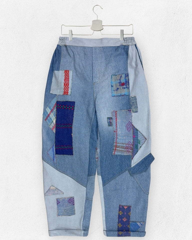Aki Pants BOTTOMS IKKIVI One Size Pattern 4 Cotton