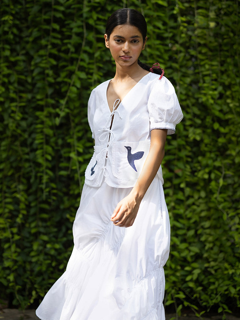 Lizzy White Skirt BOTTOMS Doodlage