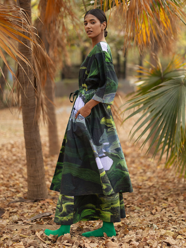 Doris Green Dress DRESSES Doodlage