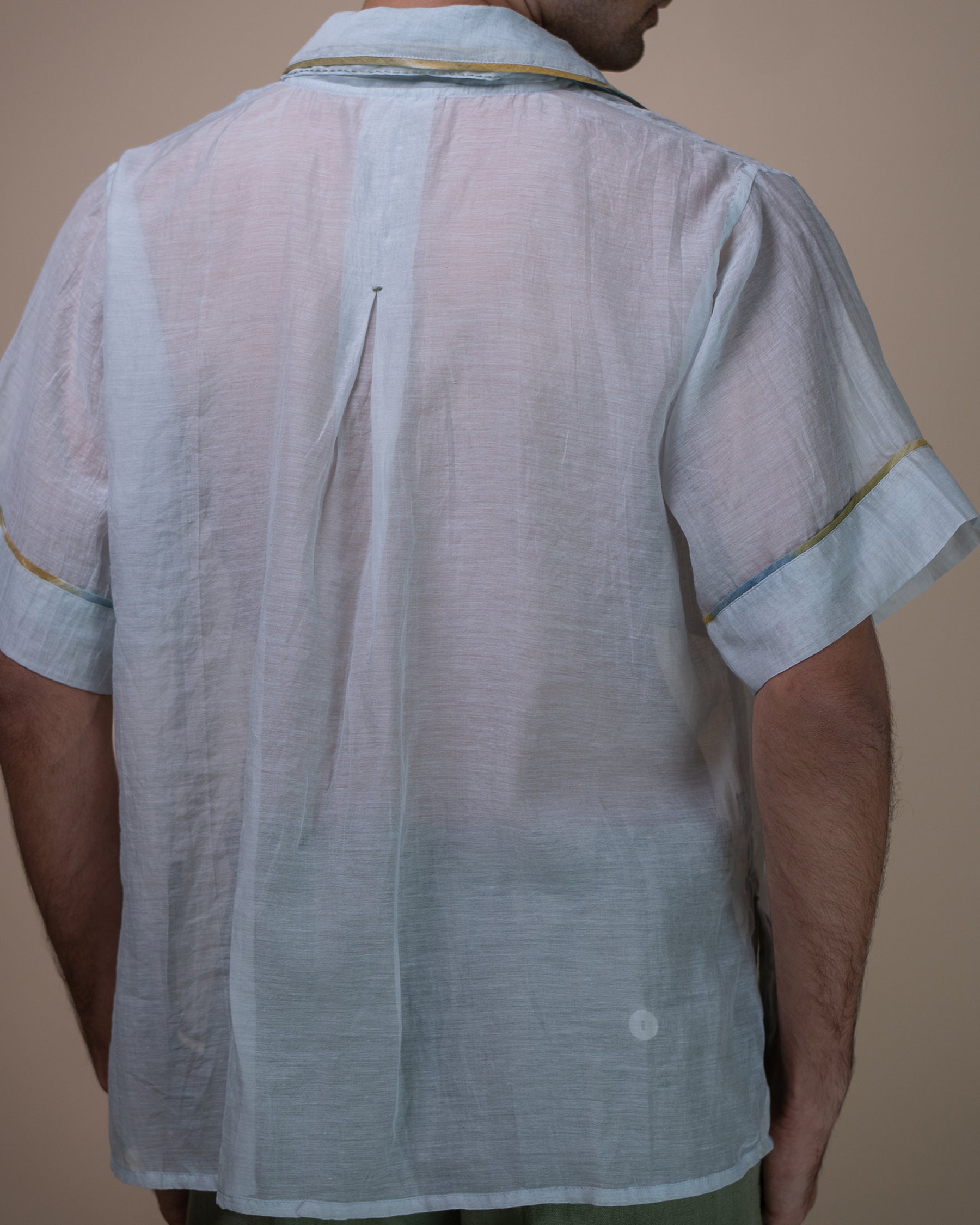 Meadows Patch Pocket Chanderi Shirt TOPS IKKIVI