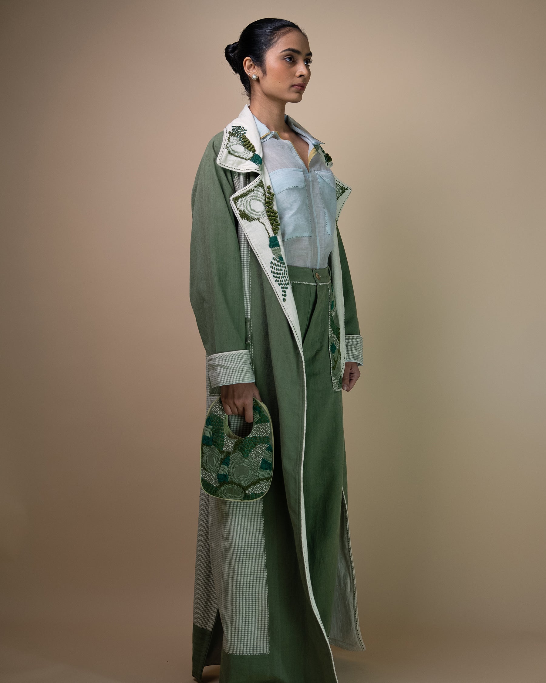 Meadows Unisex Colour Blocked Trench JACKETS IKKIVI