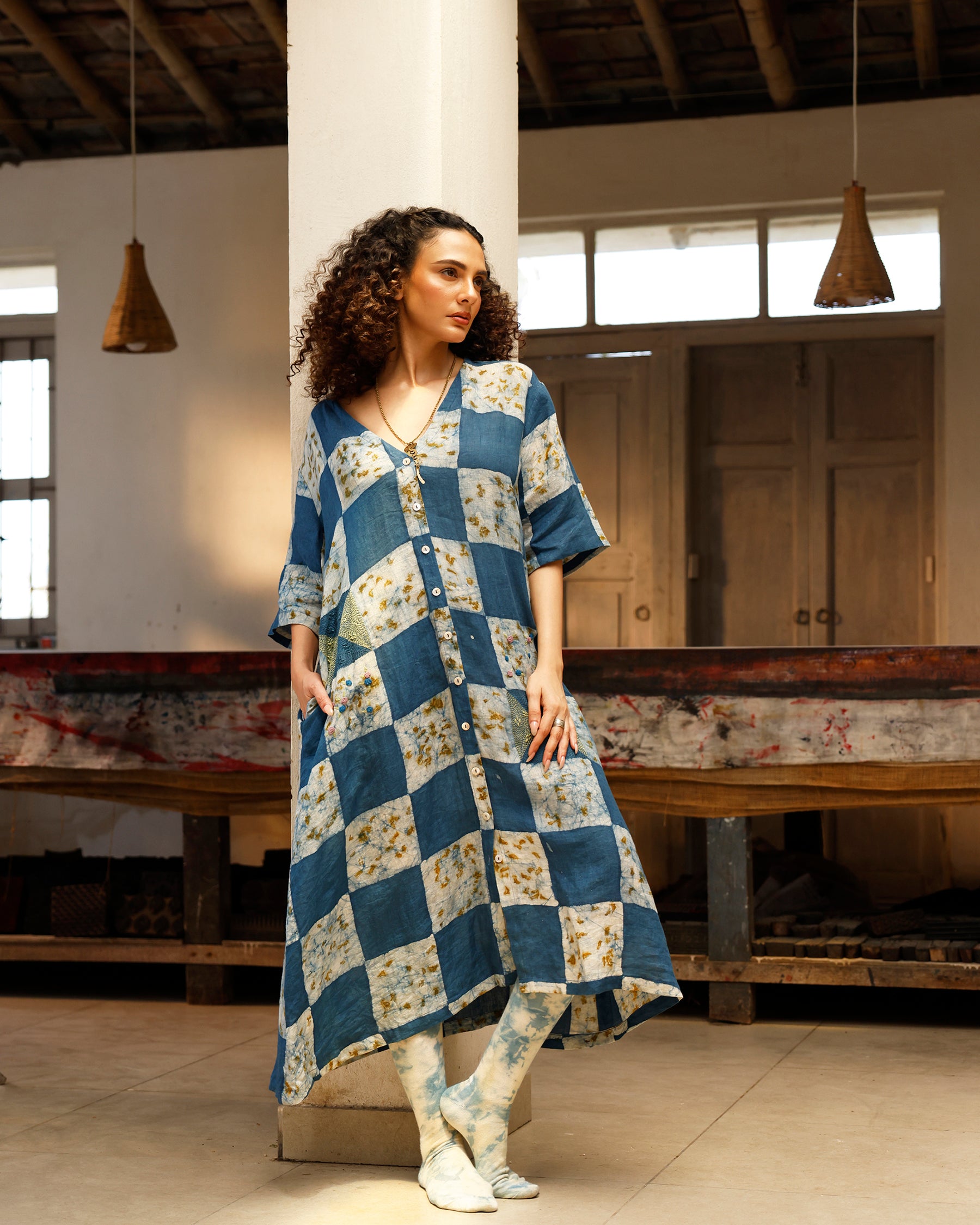 The Ebha Mosaic Dress DRESSES IKKIVI