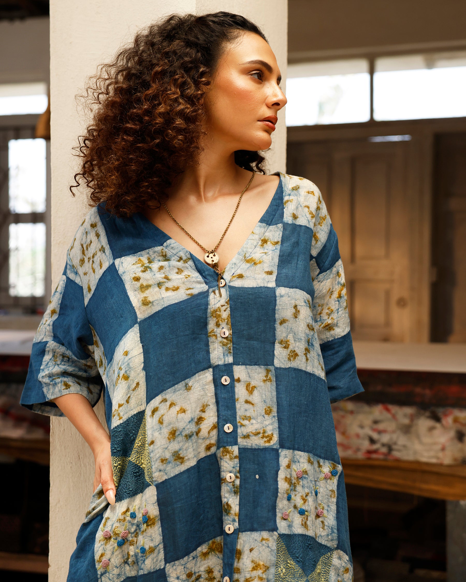 The Ebha Mosaic Dress DRESSES IKKIVI