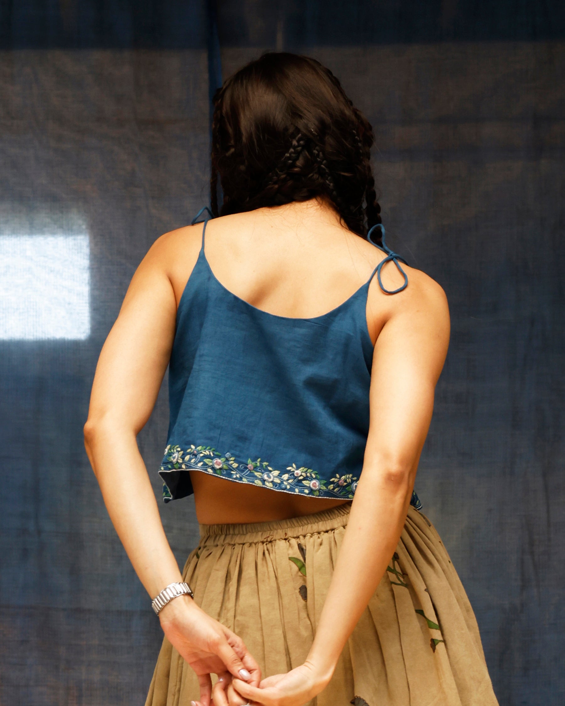 The Bluenn Earthbound Tiered Skirt BOTTOMS IKKIVI
