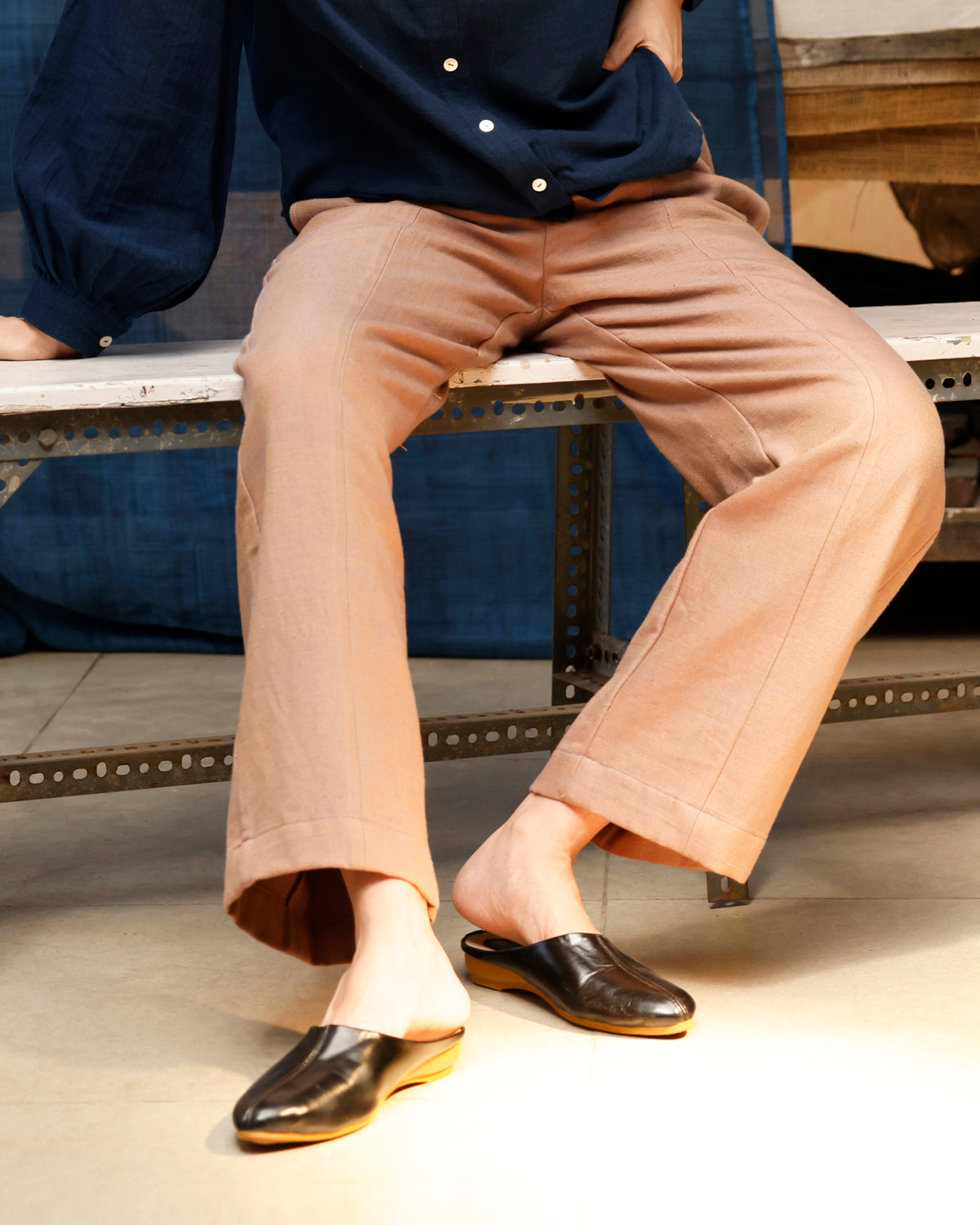 Kattha Dyed Earthbound Pant BOTTOMS IKKIVI