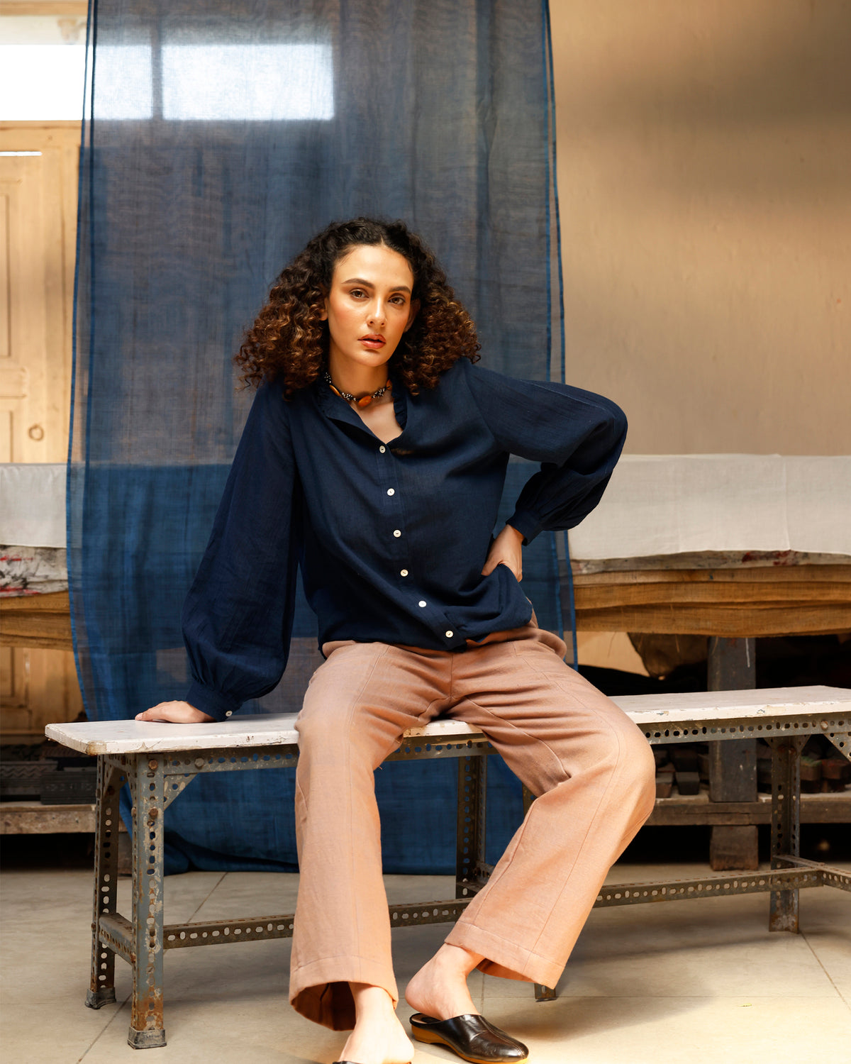 Kattha Dyed Earthbound Pant BOTTOMS IKKIVI