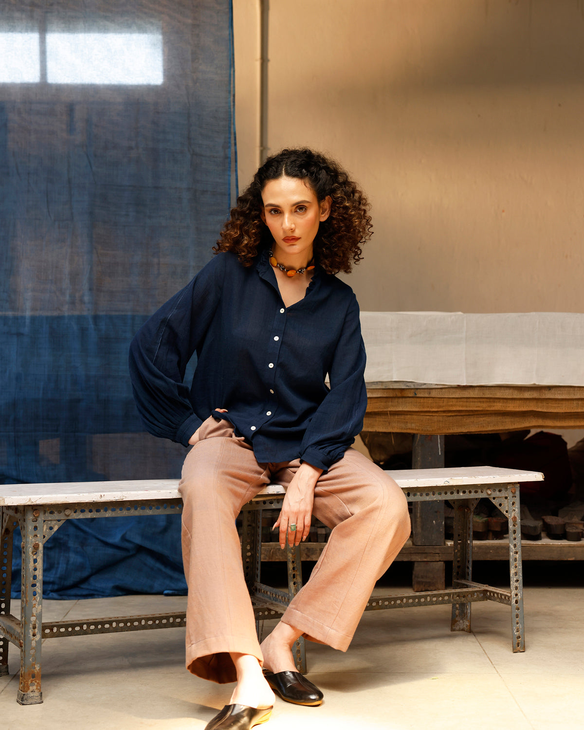 Kattha Dyed Earthbound Pant BOTTOMS IKKIVI