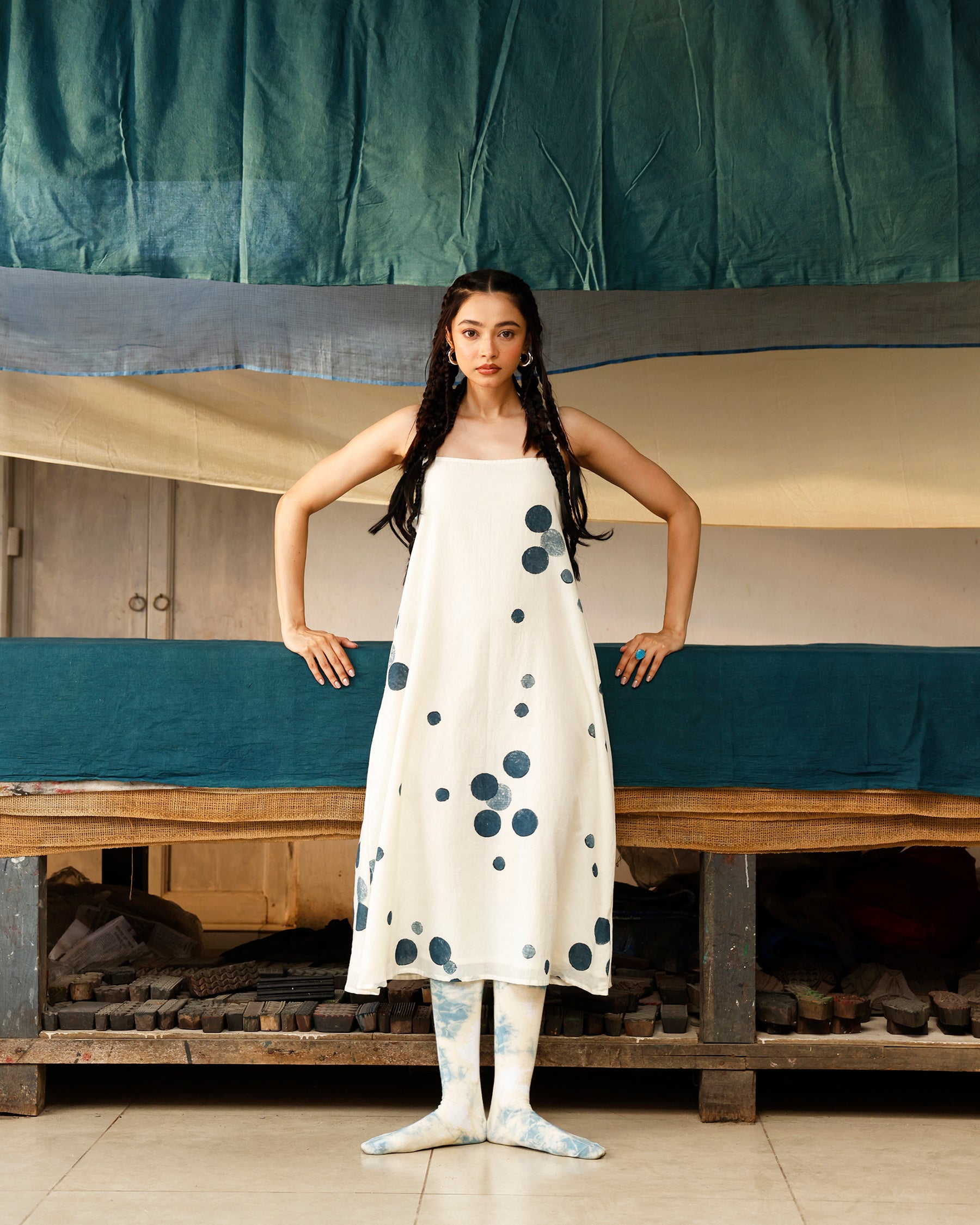 The Echo Slip Dress DRESSES IKKIVI