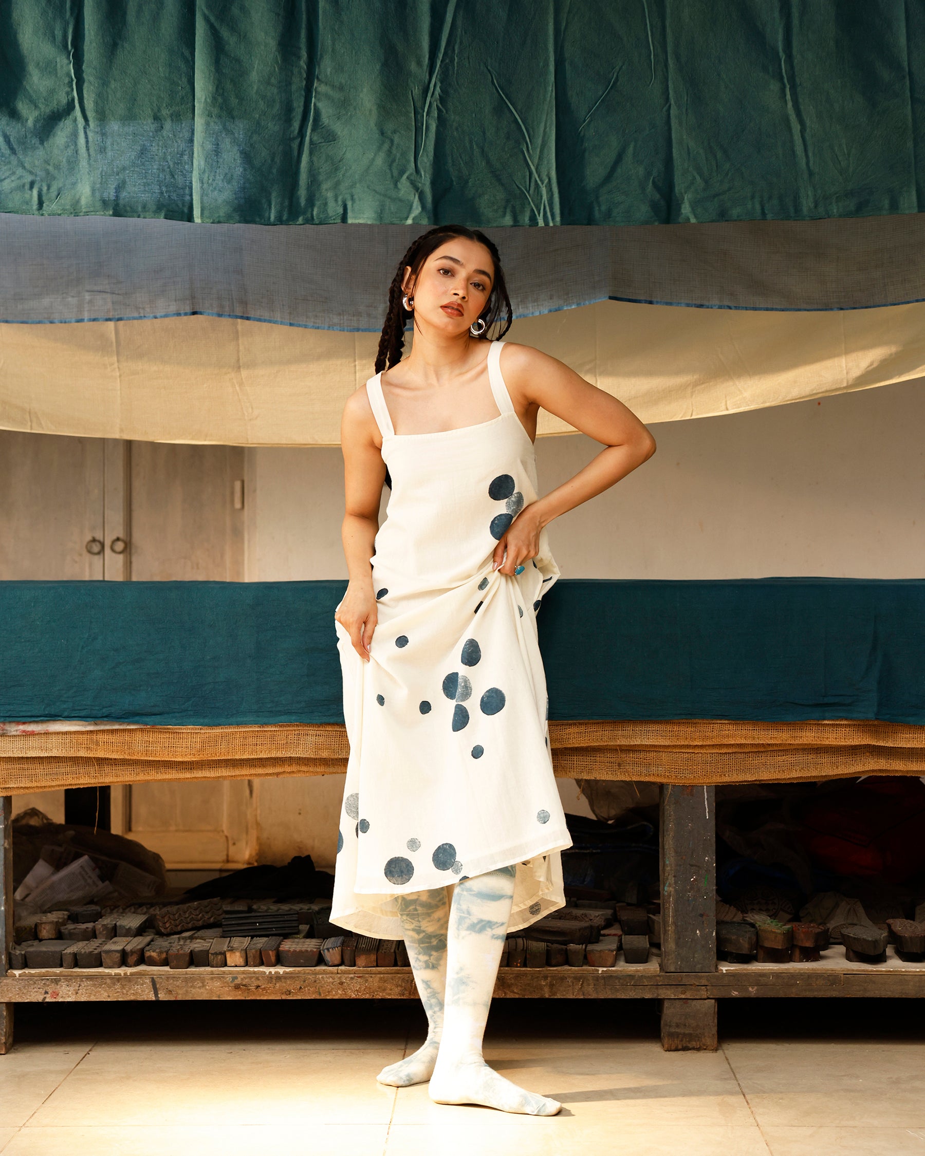 The Echo Slip Dress DRESSES IKKIVI
