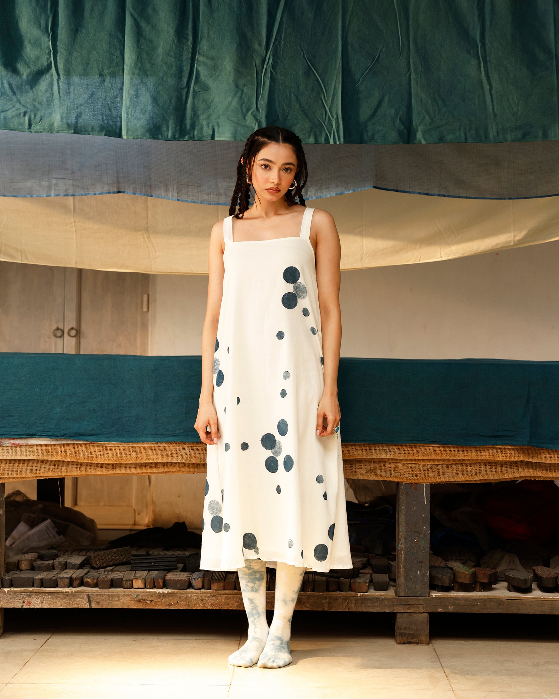 The Echo Slip Dress DRESSES IKKIVI