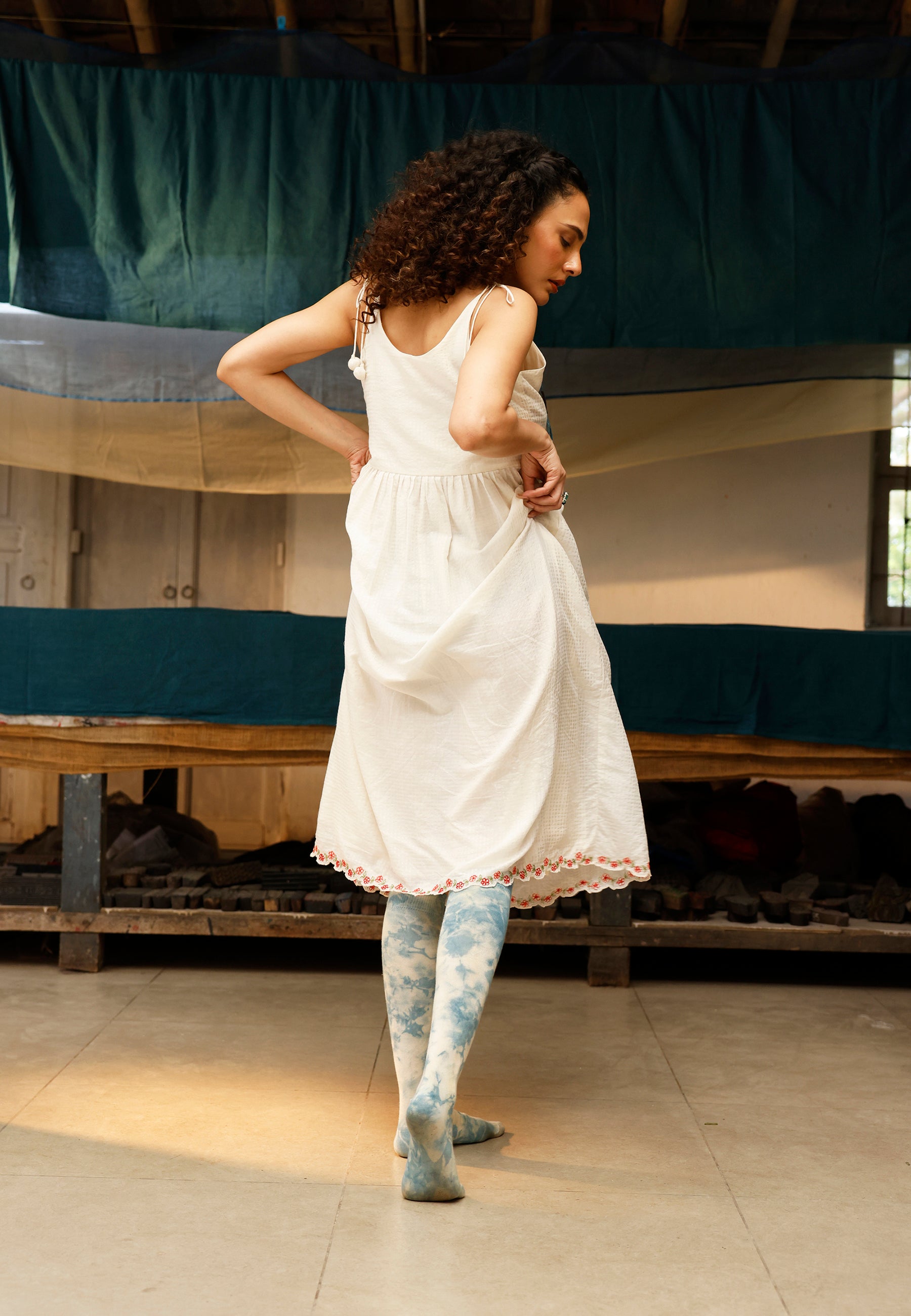 The Ivory Meadow Dress DRESSES IKKIVI