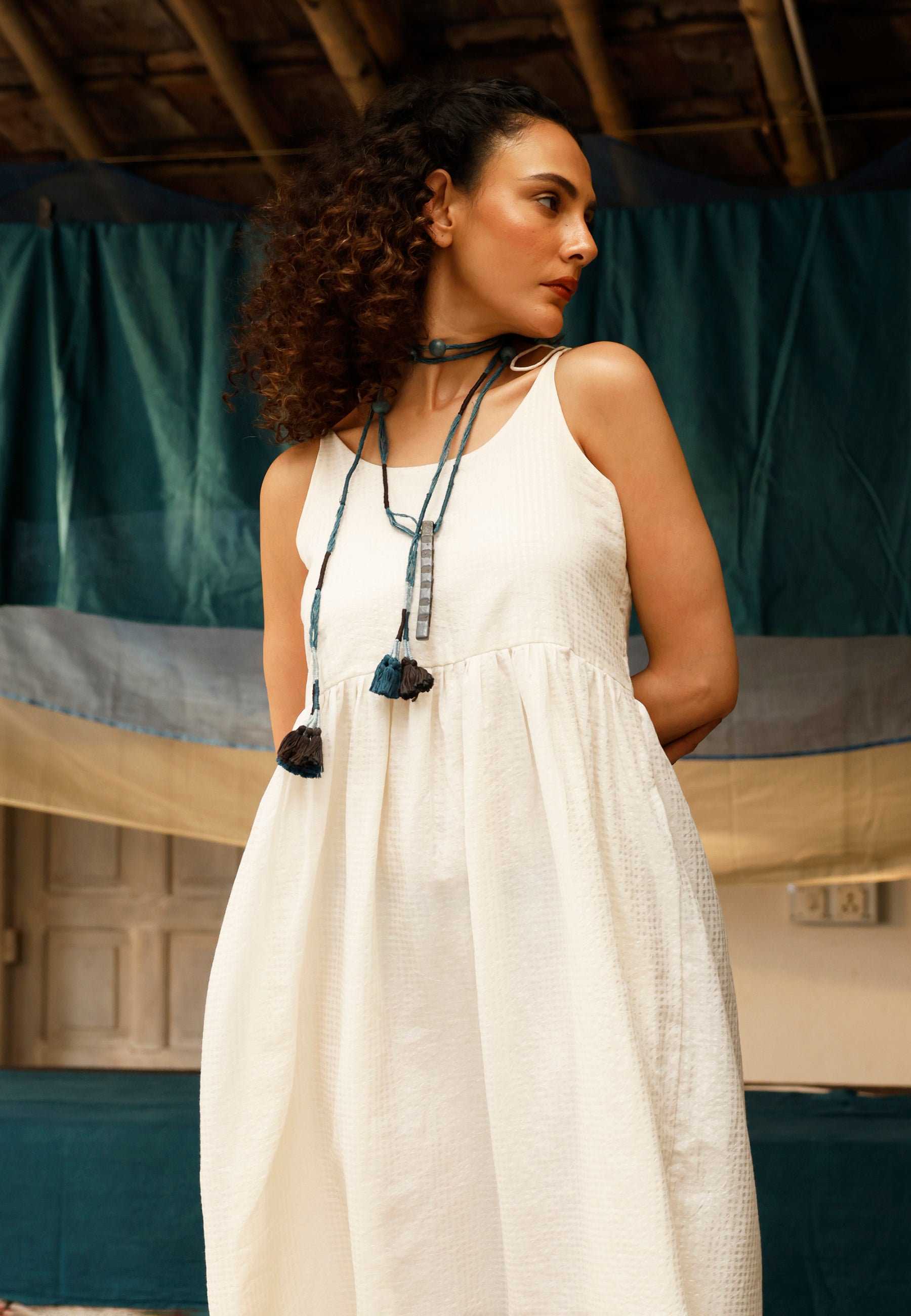 The Ivory Meadow Dress DRESSES IKKIVI