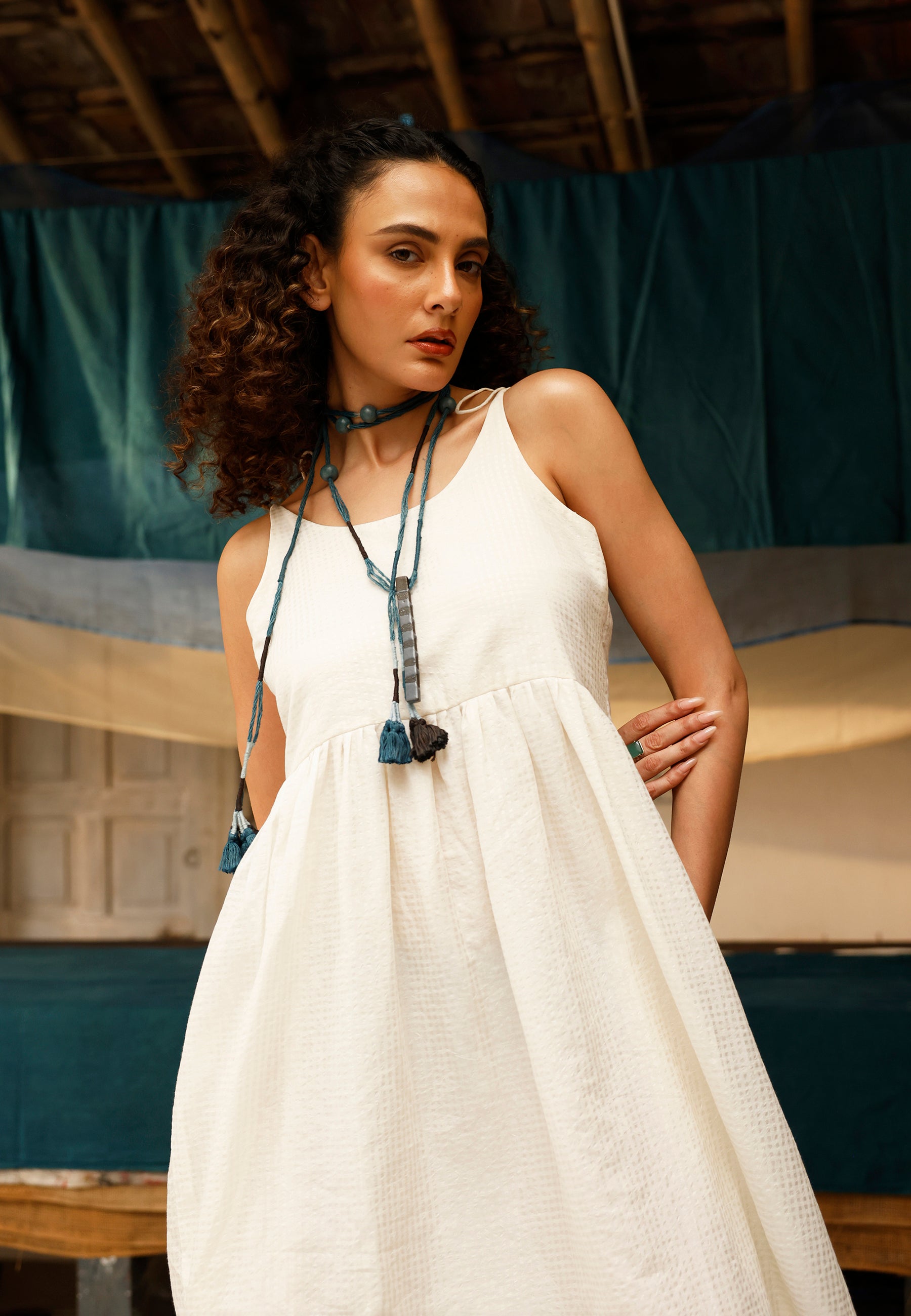 The Ivory Meadow Dress DRESSES IKKIVI