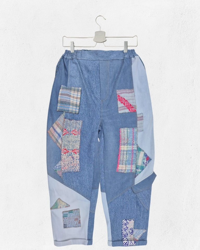 Aki Pants BOTTOMS IKKIVI One Size Pattern 5 Cotton