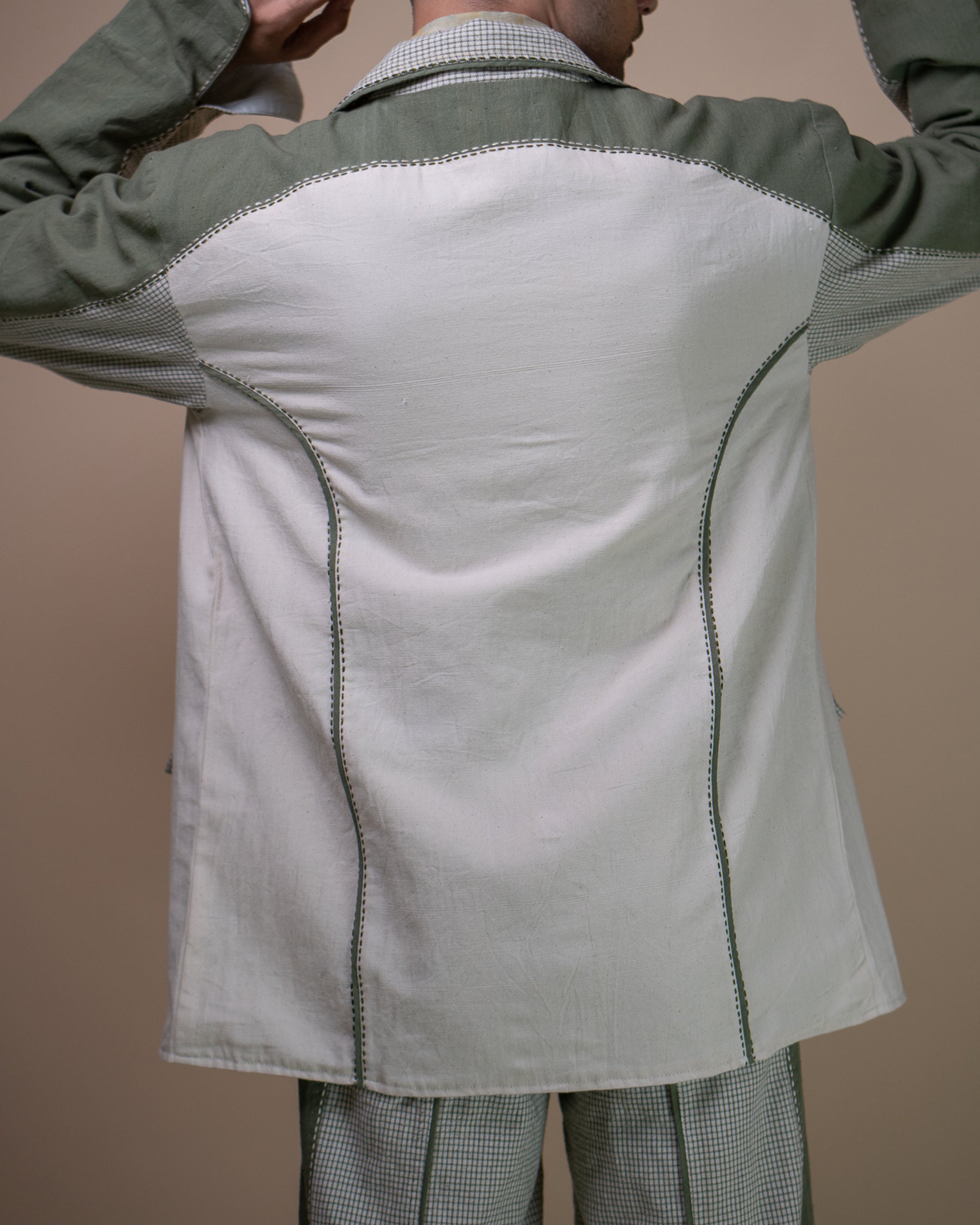Meadows Unisex Colour Blocked Blazer JACKETS IKKIVI