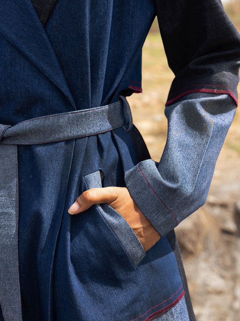 Amelia Denim Trench JACKETS Doodlage