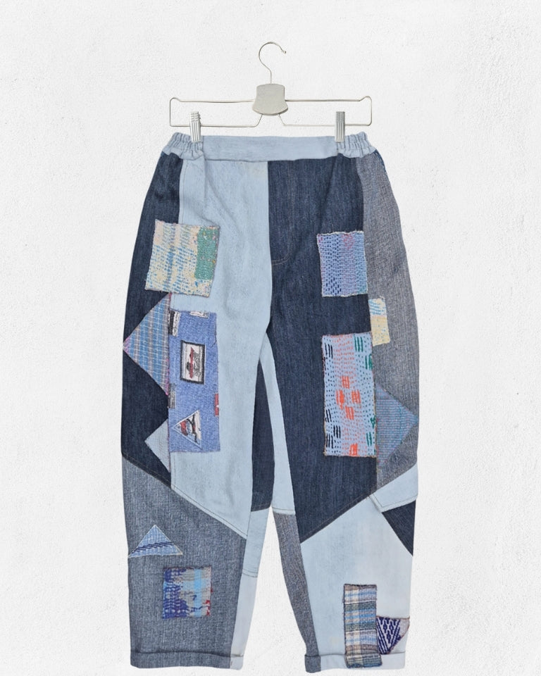 Aki Pants BOTTOMS IKKIVI One Size Pattern 6 Cotton
