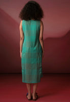 Turquoise Checks Dress DRESSES IKKIVI