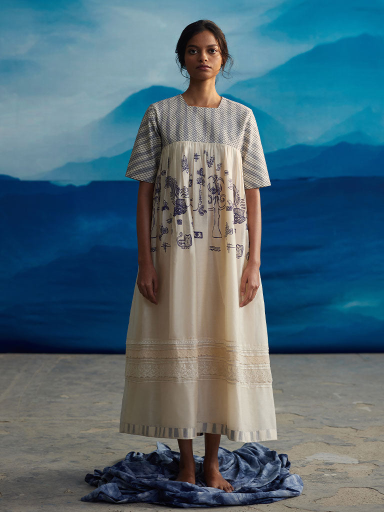 Erica Quilted Yoke Dress DRESSES Ahmev