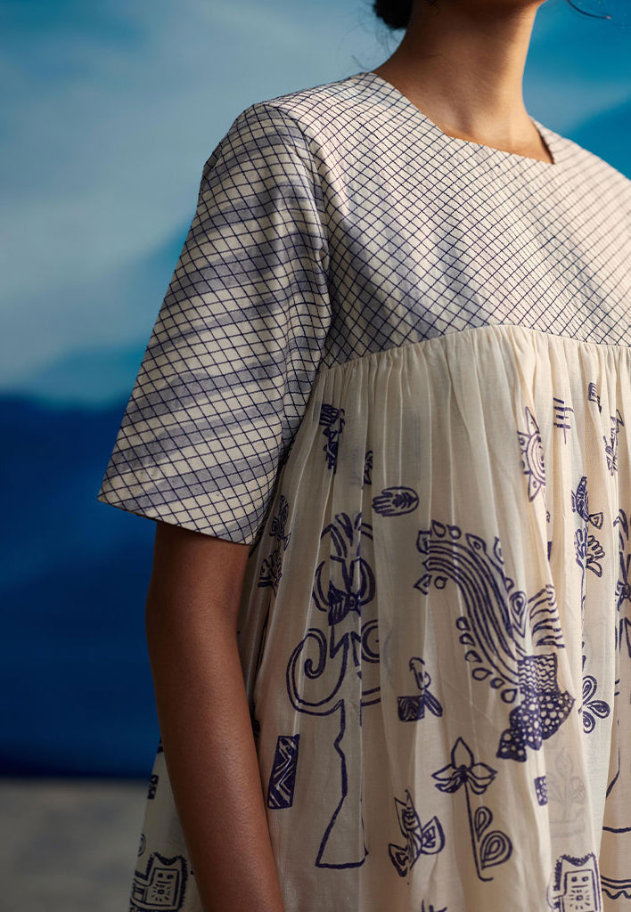 Erica Quilted Yoke Dress DRESSES Ahmev