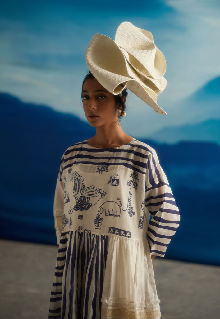 Delphine Patchwork Dress DRESSES Ahmev